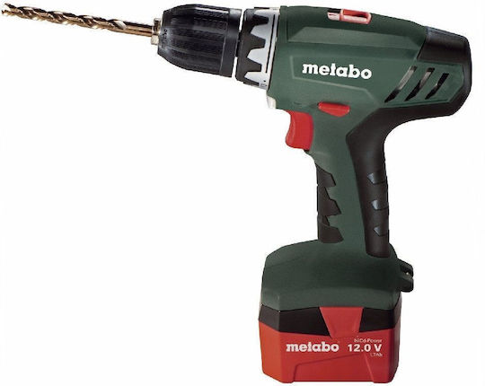 Metabo BS 12 NiCd Δραπανοκατσάβιδο Μπαταρίας 12V 2x1.7Ah