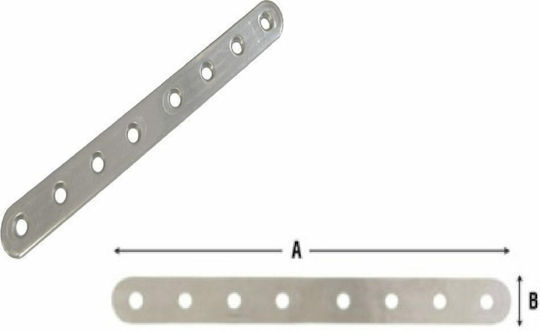 Aldeghi Luigi ART778 Λαμάκι Λάμα Πλακέ Ενισχυμένη Inox 100mm