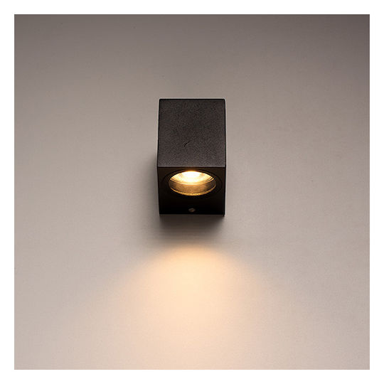 123led Wandmontierte Außenleuchte GU10 IP44 6.8x9.2x8.1εκ.