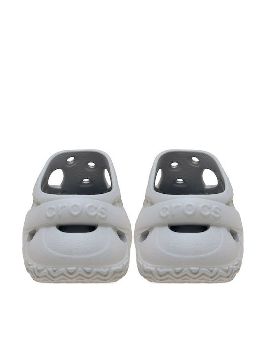 Crocs Caged Γυναικεία Σαμπό Ασημί