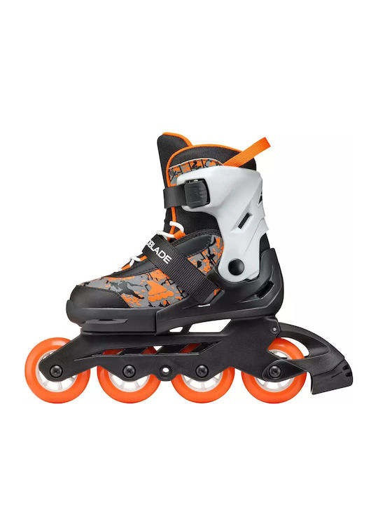 Rollerblade În linie Reglabil Role Negre Pentru Copii