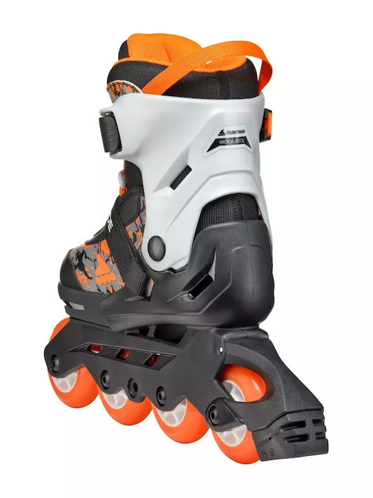 Rollerblade În linie Reglabil Role Negre Pentru Copii