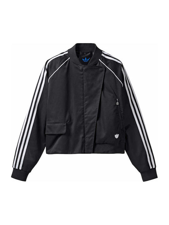 Superstar Kurz Damen Bomberjacke Schwarz