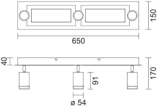 Spot Light Σποτ με Ντουί GU10 σε Μαύρο Χρώμα