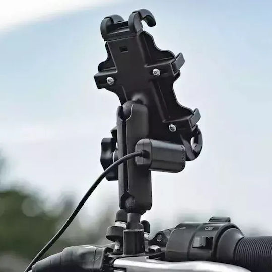 Motowolf Mount Phone Motorcycle with Adjustable Arm for Steering Wheel