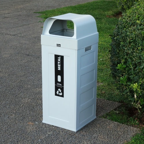 Viomes Plastic Waste Bin 70lt Black