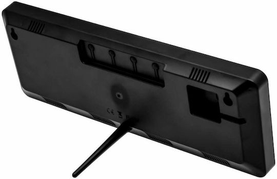Ceas de Masă Digital LED din Plastic cu Ceas deșteptător Roșu 3628