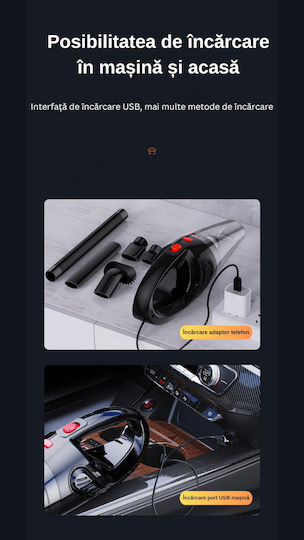 Car Handheld Vacuum Rechargeable 12V 120W