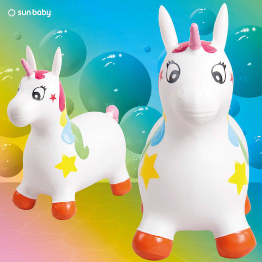 Sun Baby Hop Hop Unicorn White 60cm.
