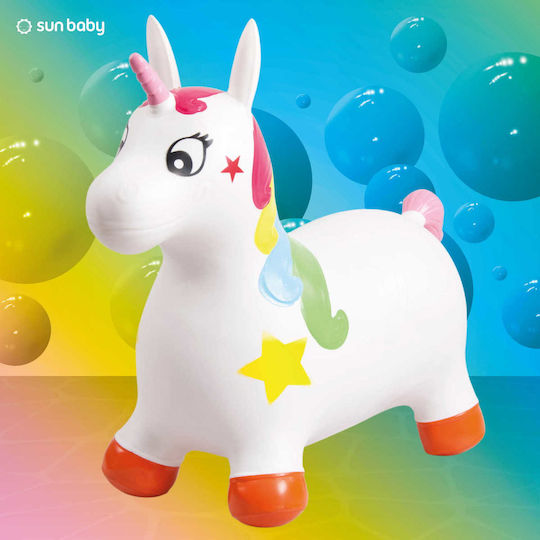Sun Baby Hop Hop Unicorn White 60cm.