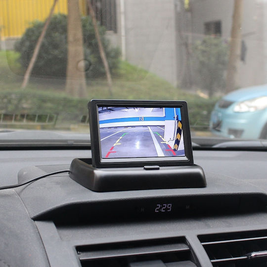 Monitor Auto Foxmag24 Ecran Color Tft Rabatabil 4.3 Inch 12v