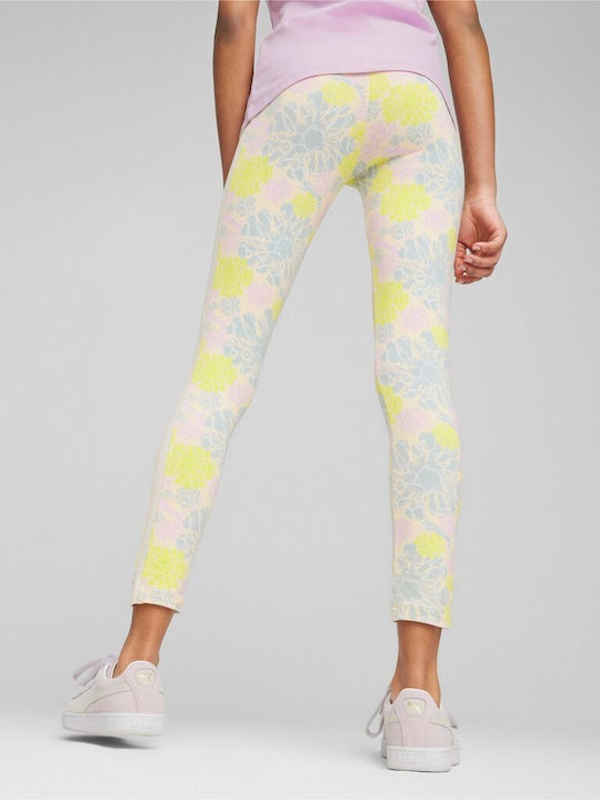Kids Legging Sports Long Beige