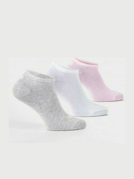 PUMA Athletic Kids' Ankle Socks Invisible 3P Multicolored 3 Pairs