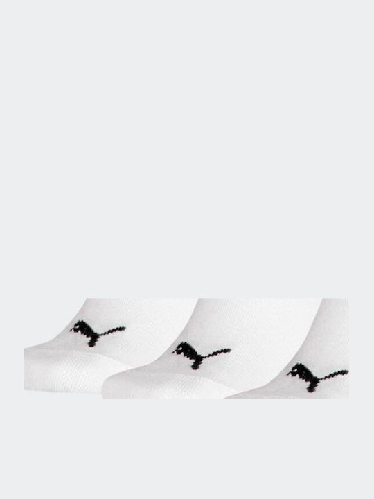 PUMA Дълги детски спортни чорапи Quarter Бели 3 Чифта