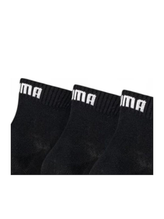 PUMA Quarter Football Black Socks 3 Pairs