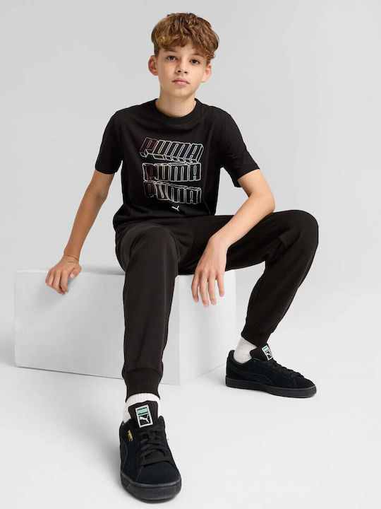 Παιδικό T-shirt Black Logo