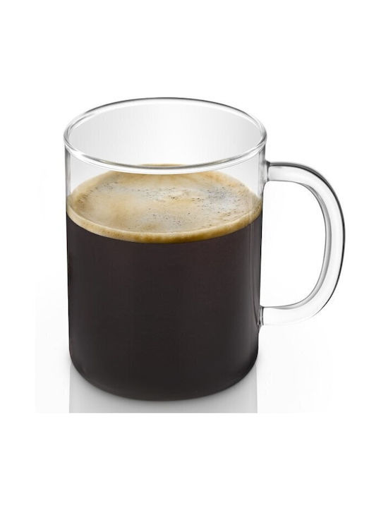Set 2 Cești din Sticlă Borosilicată Delonghi Incolore