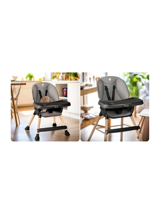 Nukido Tilo 3 in 1 Grauer Baby Hochstuhl