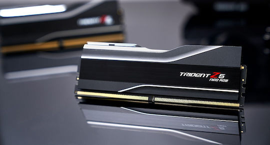 G.Skill Trident Z5 Neo RGB DDR5 32GB RAM με 2x16GB Modules και Ταχύτητα 6000 για Desktop