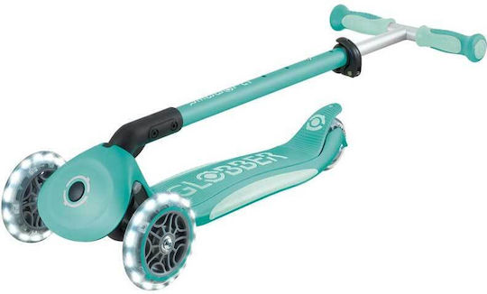 Globber Scuter Copii Pliabil Go-up 3 Roți Cu Iluminare LED Pentru 15 Luni Verde