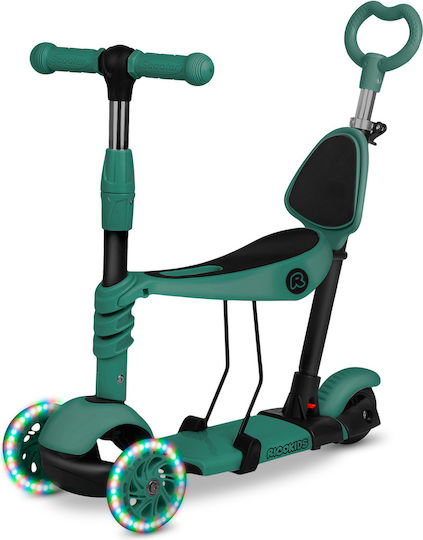 Ricokids Scuter Copii Todi 3 Roți Cu Scaun Verde