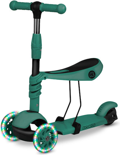 Ricokids Scuter Copii Todi 3 Roți Cu Scaun Verde