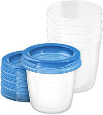 Philips Δοχεία Αποθήκευσης Μητρικού Γάλακτος 180ml 5τμχ