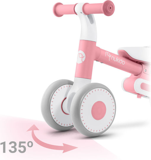 Nukido Kinderlaufrad Rosa