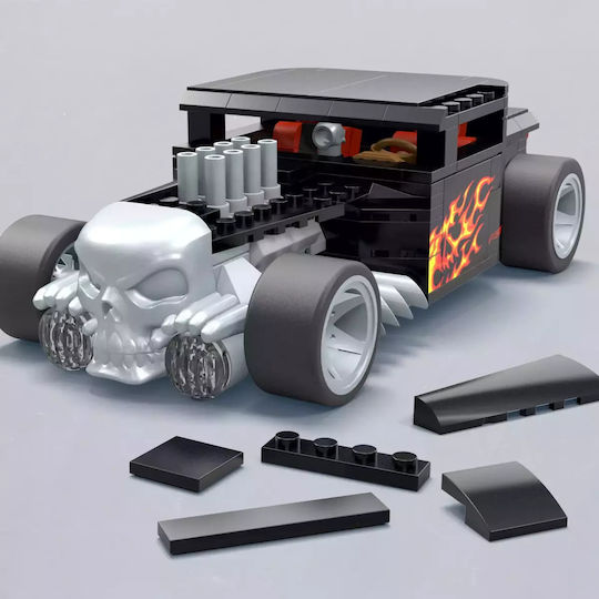 Mega Bloks Τουβλάκια Hot Wheels Bone Shaker για 13+ Ετών 334τμχ