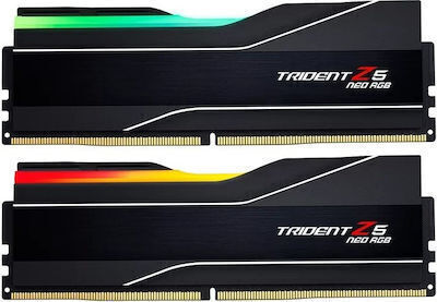 s*y様 G.SKILL TRIDENT Z5 NEO RGB DDR5 32G G.Skill Trident Z5 Neo RGB 32GB DDR5 RAM cu 2 module (2x16GB) și