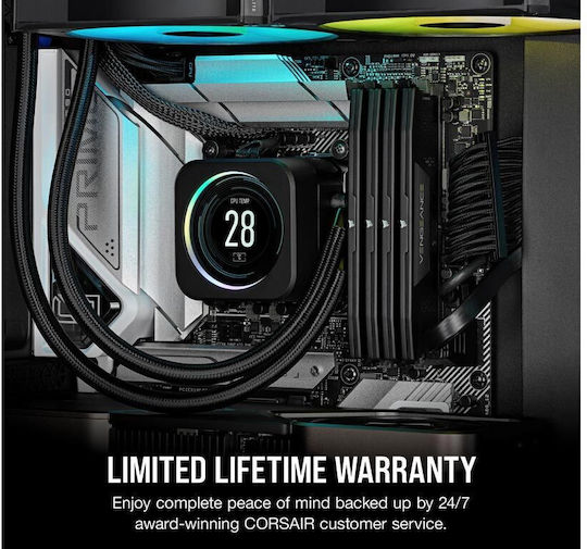 Corsair Vengeance DDR5 32GB RAM με 2x16GB Modules και Ταχύτητα 5200 για Desktop
