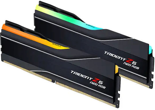 G.Skill Trident Z5 Neo RGB DDR5 64GB RAM με 2x32GB Modules για Desktop
