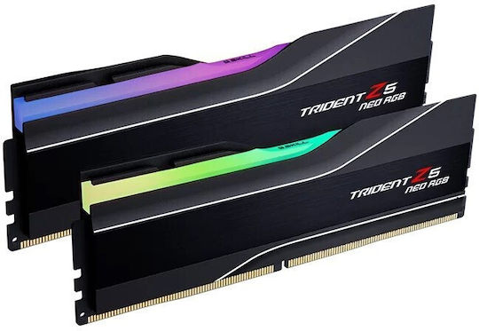 G.Skill Trident Z5 Neo RGB 32GB DDR5 RAM cu 2 module (2x16GB) și