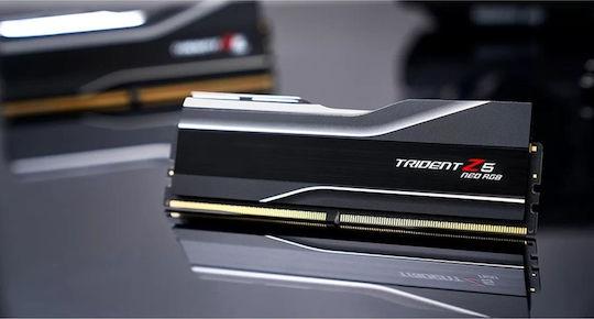 G.Skill Trident Z5 Neo RGB DDR5 32GB RAM με 2x16GB Modules και Ταχύτητα 6000 για Desktop