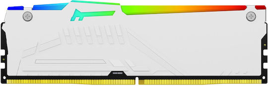 Kingston FURY Beast RGB DDR5 32GB RAM με 2x16GB Modules και Ταχύτητα 6000 για Desktop
