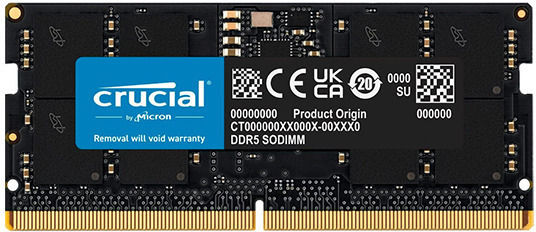 Crucial 16GB DDR5 RAM cu Viteză 5600 pentru Desktop (CT16G56C46U5