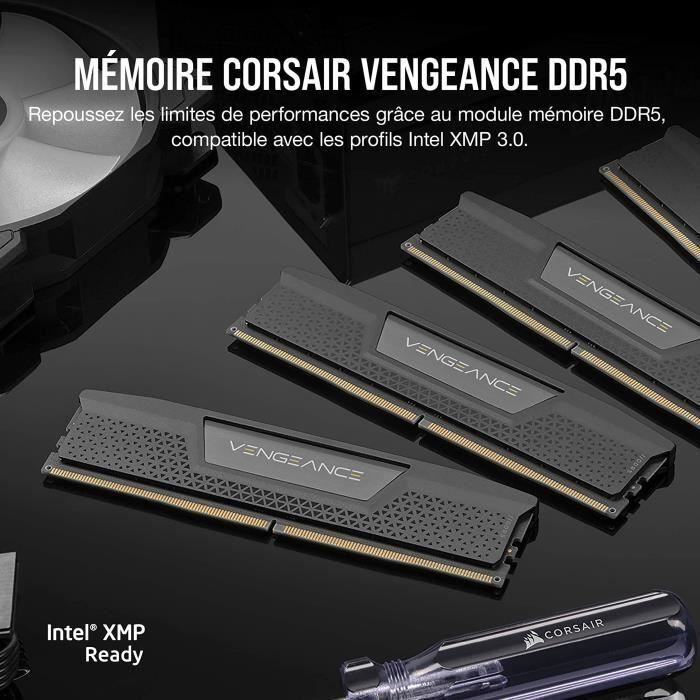 Vengeance DDR5 6000 32GB (16GB×2) Corsair Vengeance RGB 32GB DDR5 RAM cu 2 module (2x16GB) și Viteză