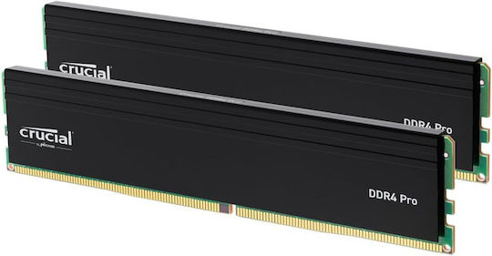 Crucial Pro DDR4 32GB RAM with 2x16GB Modules and Speed 3200 for