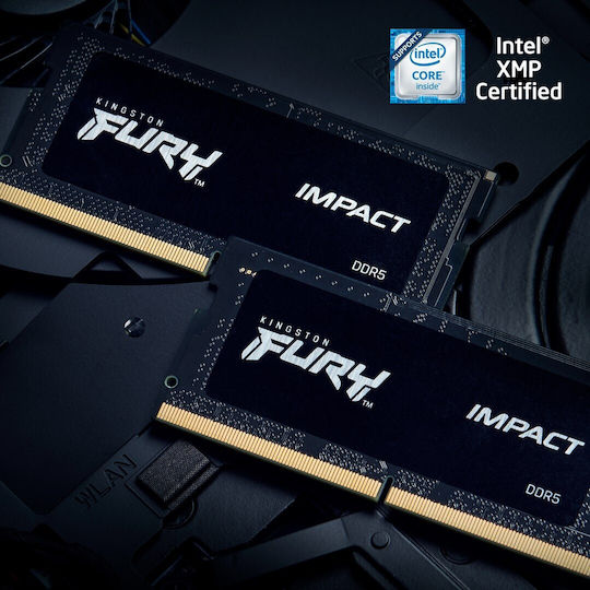 メモリー KINGSTON FURY KF54S8S38IB-16 16GB DDR5 Kingston Fury Impact 16GB DDR5 RAM cu Viteză 4800 pentru Laptop