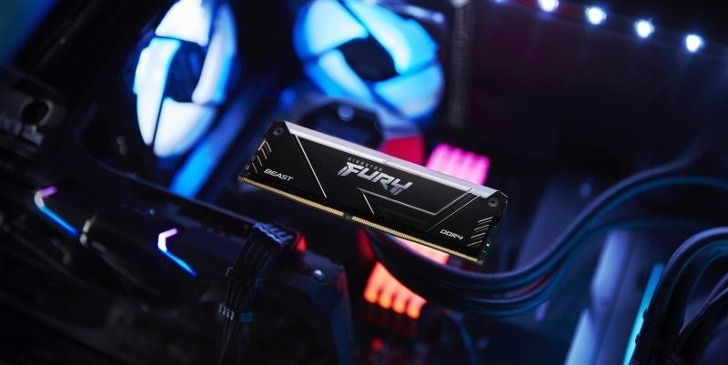Kingston FURY Beast RGB 16GB DDR4 RAM cu Viteză 3200 pentru