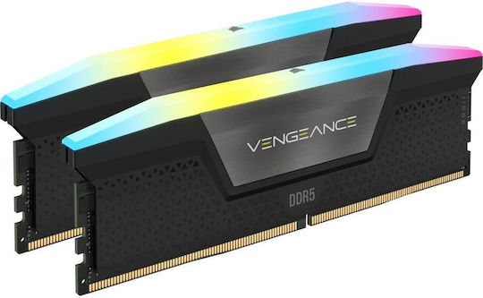 6000MHz 128GB Black RGB Vengeance Corsair VENGEANCE メモリCORSAIR 128GB 新品未開封DDR5 DDR5 LN163477 Kit Memory メモリー