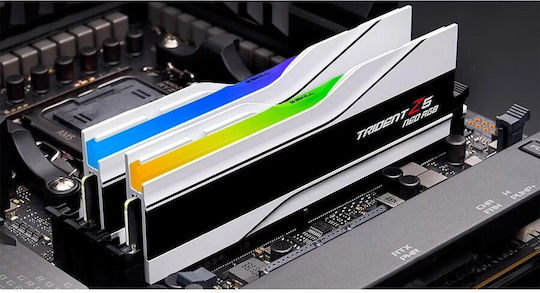 G.Skill Trident Z5 Neo RGB 32GB DDR5 RAM cu 2 module (2x16GB) și