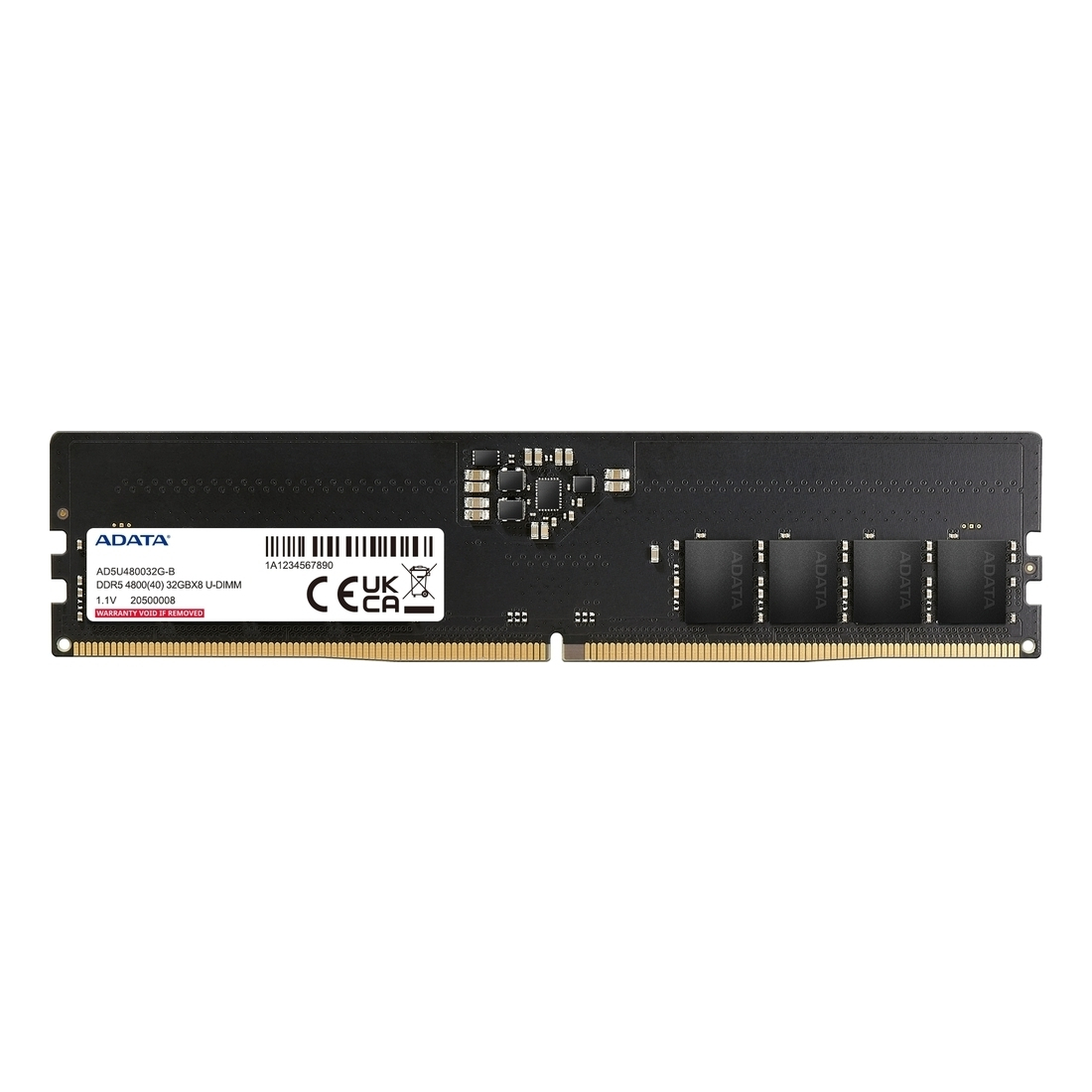 Adata 16GB DDR5 RAM cu Viteză 4800 pentru Desktop (AD5U480016G-S