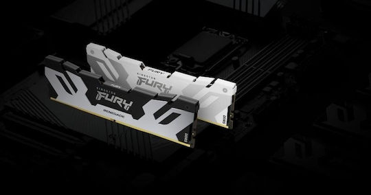 Kingston Fury Renegade Silver DDR5 32GB RAM with 2x16GB Modules and Speed 7200 for Desktop