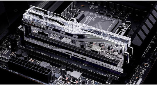 G.Skill Trident Z5 Royal RGB 48GB DDR5 RAM с 2 модула (2x24GB) и Скорост 8400 за Настолен Компютър
