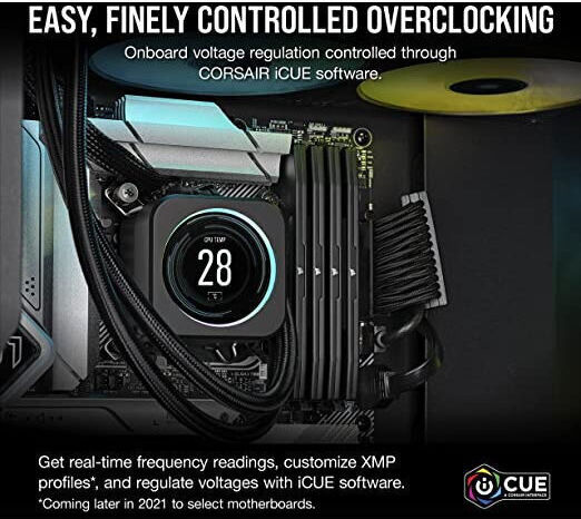 Corsair Vengeance 32GB DDR5 RAM cu 2 module (2x16GB) și Viteză