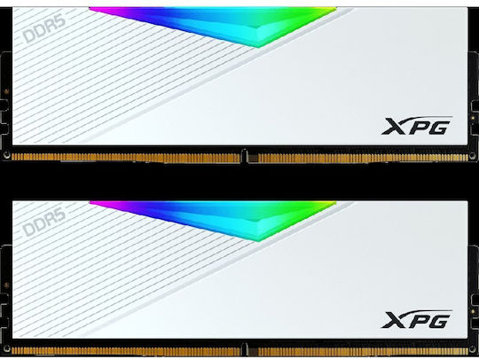 Adata XPG Lancer RGB 32GB DDR5 RAM cu 2 module (2x16GB) și Viteză 6400 pentru Desktop