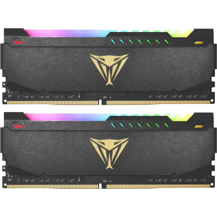 Patriot Viper Steel RGB DDR4 16GB RAM με 2x8GB Modules και Ταχύτητα 3200 για Desktop
