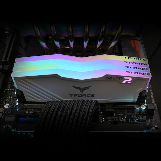 TeamGroup Delta RGB 16GB DDR4 RAM cu 2 module (2x8GB) și Viteză