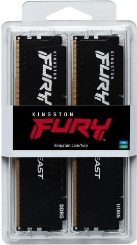 Kingston Fury Beast DDR5 64GB RAM με 2x32GB Modules και Ταχύτητα 5200 για Desktop